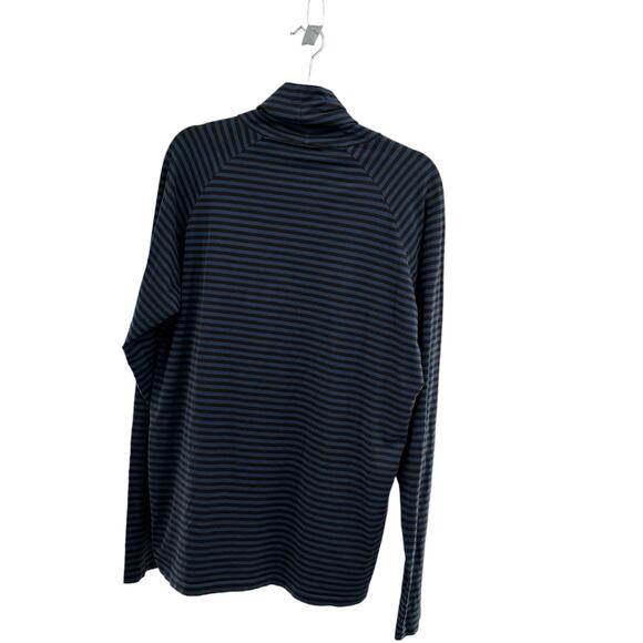Pringle of Scotland Blue Striped Turtleneck - Picture 4 of 8